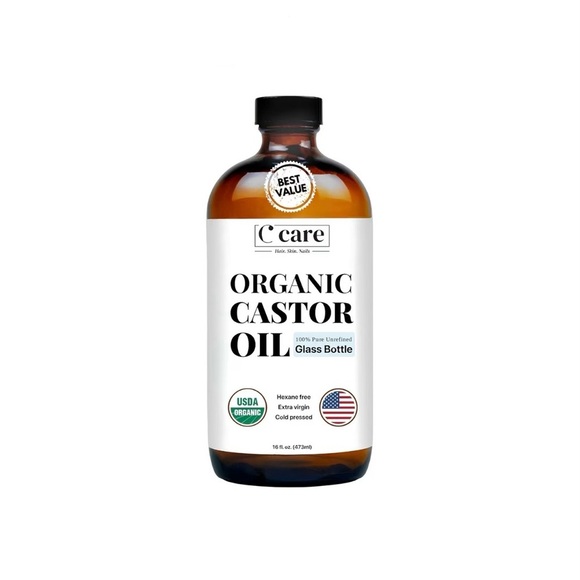 Other - C Care Organic Castor Oil with Wraps & Eyelash Applicator - 6 Items All Together